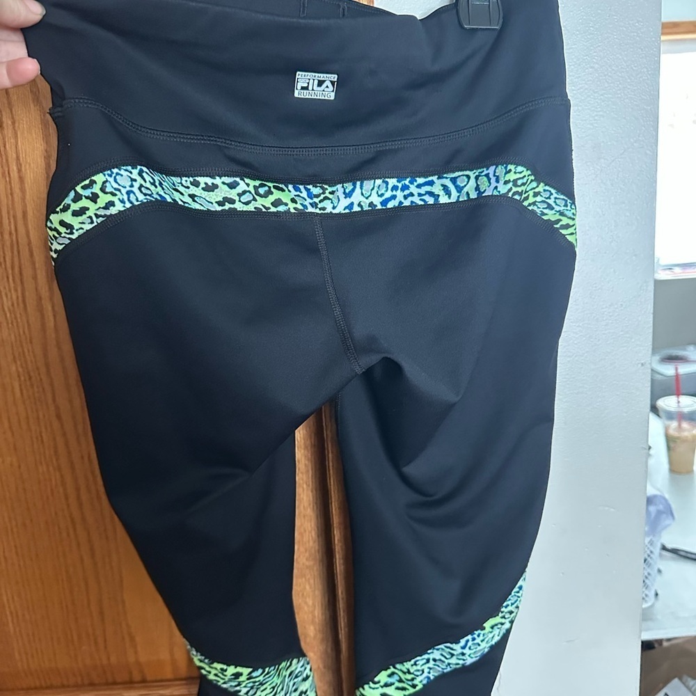 Fila Black Running Leggings - Picture 2 of 4